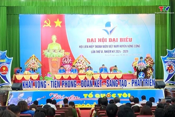 Đại hội Đại biểu Hội Liên hiệp thanh niên Nông Cống nhiệm kỳ 2024 – 2029
