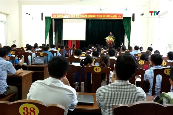 Hội nghị tập huấn về nghiệp vụ, hướng dẫn sử dụng Hệ thống thông tin giải quyết thủ tục hành chính