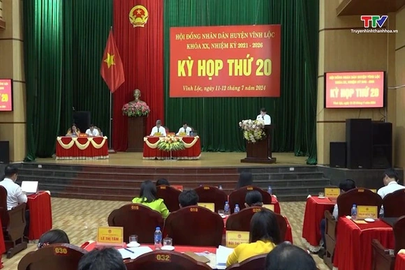 Kỳ họp thứ 20, HĐND huyện Vĩnh Lộc khóa XX, nhiệm kỳ 2021 - 2026