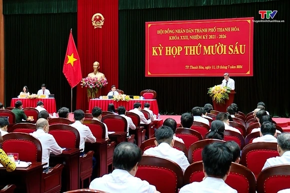 Kỳ họp thứ mười sáu, Hội đồng Nhân dân thành phố Thanh Hoá khoá XXII, nhiệm kỳ 2021 - 2026