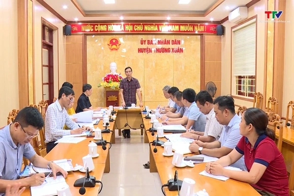 Kiểm tra công tác phòng chống  thiên tai tại huyện Thạch Thành