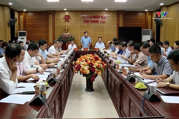 Hội nghị Ban chỉ đạo thực hiện dự án Hồ chứa nước Bản Mồng giai đoạn 1