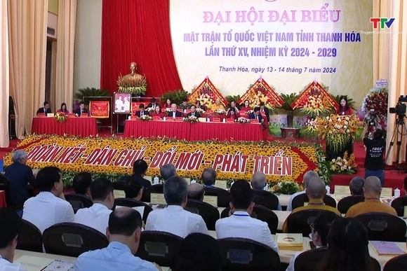 Đại hội đại biểu MTTQ Việt Nam tỉnh Thanh Hóa lần thứ XV, nhiệm kỳ 2024 - 2029