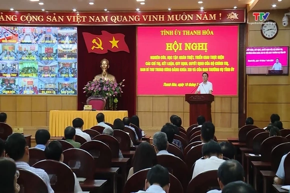 Quán triệt, triển khai các Chỉ thị, Kết luận, Quy định, Quyết định...