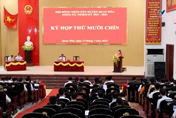 Kỳ họp thứ 19 Hội đồng Nhân dân huyện Quan Hoá, nhiệm kỳ 2021 – 2026