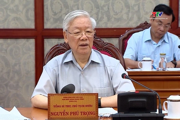 Tổng Bí thư Nguyễn Phú Trọng: Phát huy lợi thế, tiềm năng để Thanh Hóa trở thành "tỉnh kiểu