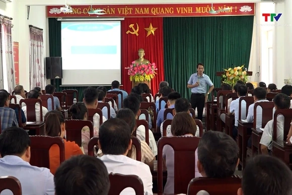 Huyện Vĩnh Lộc mở lớp Bồi dưỡng lý luận chính trị và nghiệp vụ công tác Tuyên giáo cơ sở năm 2024