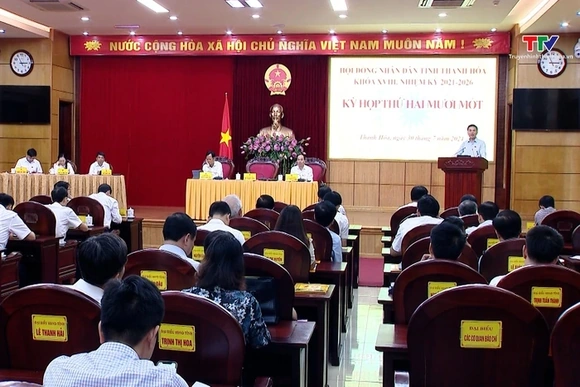 Kỳ họp thứ 21, Hội đồng nhân dân tỉnh khoá XVIII, nhiệm kỳ 2021 - 2026