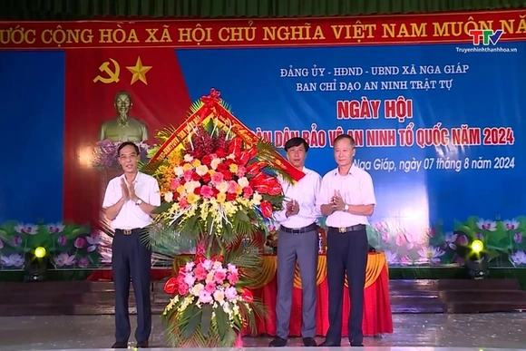 Xã Nga Giáp, huyện Nga Sơn tổ chức “Ngày hội toàn dân bảo vệ an ninh Tổ quốc năm 2024”
