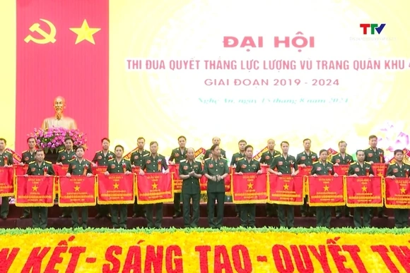 Đại hội Thi đua Quyết thắng Lực lượng vũ trang Quân khu 4, giai đoạn 2019 - 2024