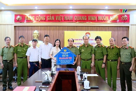 Hội Cựu Công an Nhân dân tỉnh Thanh Hóa hỗ trợ xây dựng nhà ở cho hộ nghèo, gia đình chính sách, hộ 