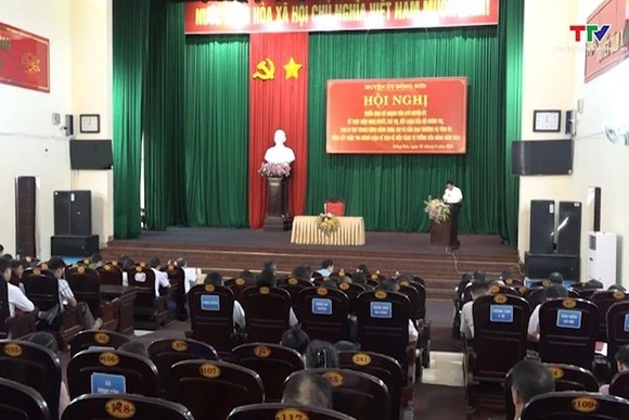 Đông Sơn triển khai thực hiện các Nghị quyết, chỉ thị, kết luận của Trung ương và Tỉnh ủy