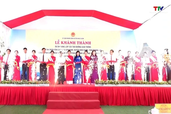 Như Xuân: Khánh thành đường giao thông từ thị trấn Yên Cát đi xã Tân Bình