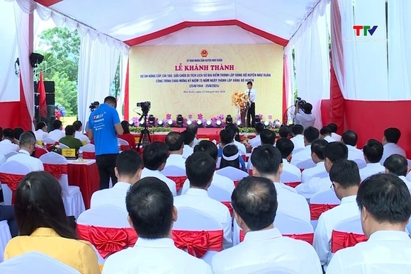 Khánh thành Di tích lịch sử địa điểm thành lập Đảng bộ huyện Như Xuân