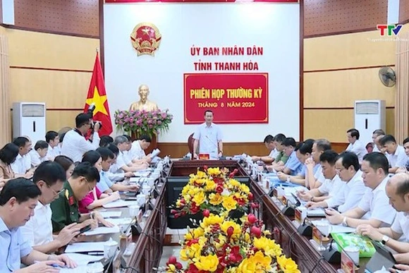 Phiên họp thường kỳ UBND tỉnh tháng 8/2024