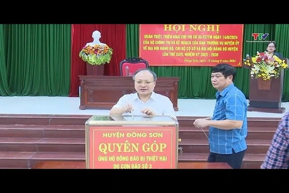 Đông Sơn tổ chức hội nghị quán triệt Chỉ thị số 35 của Bộ Chính trị...