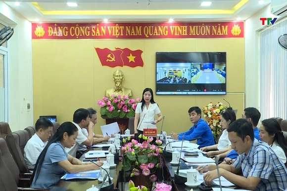Duyệt công tác chuẩn bị Đại hội đại biểu Hội LHTN Việt Nam tỉnh Thanh Hóa lần thứ VII.