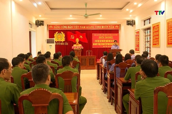 Viện kiểm sát Nhân dân, Công an huyện Nông Cống, Ký kết chương trình phối hợp