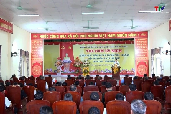 Kỷ niệm 75 năm thành lập Đảng bộ xã Tân Phúc, huyện Lang Chánh