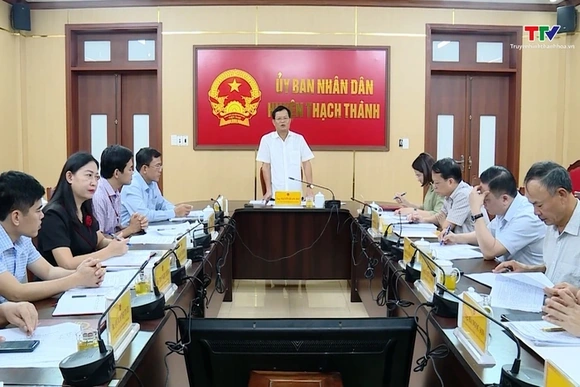 Giám sát việc ban hành Nghị quyết của HĐND huyện tại huyện Thạch Thành