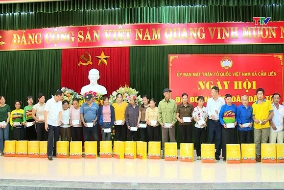 Ngày hội Đại đoàn kết toàn dân tộc tại xã Cẩm Liên, huyện Cẩm Thuỷ