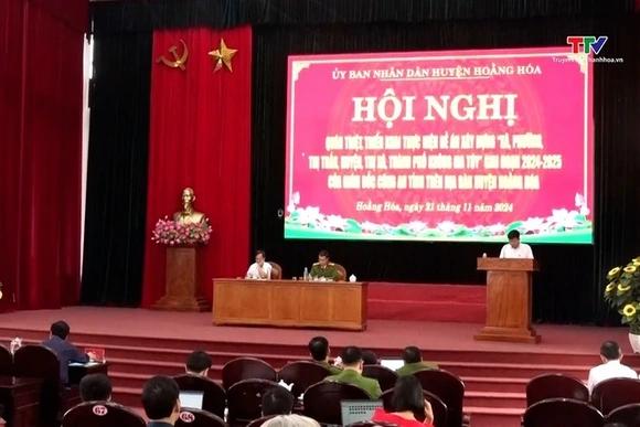 Hoằng Hoá xây dựng “Xã, thị trấn, huyện không ma túy”