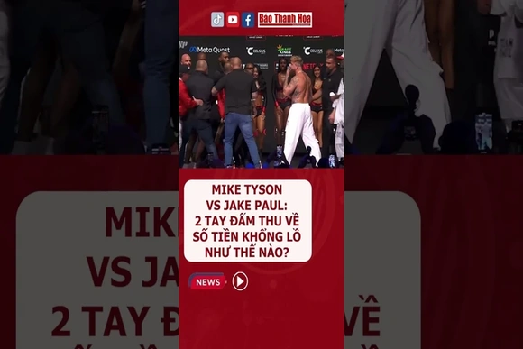 #miketyson vs #jakepaul : 2 tay đấm thu về số tiền khổng lồ như thế nào?