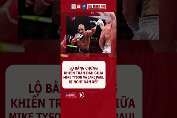 Lộ bằng chứng khiến trận đấu giữa #miketyson và #jakepaul bị nghi dàn xếp