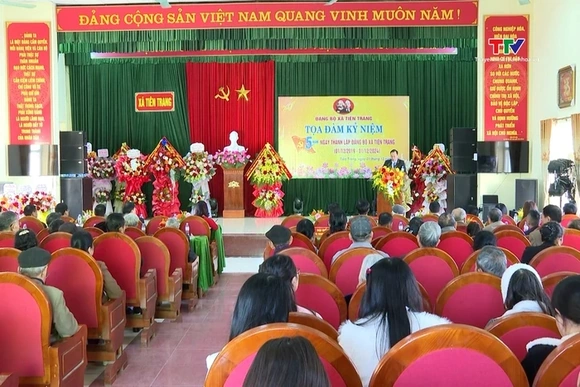 Đảng bộ xã Tiên Trang, huyện Quảng Xương kỷ niệm 5 năm ngày thành lập
