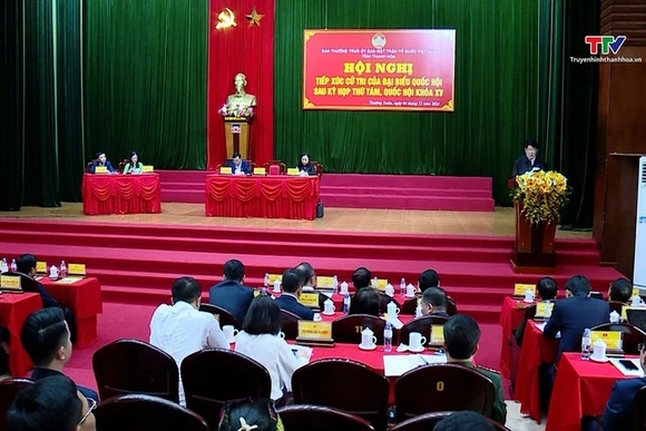 Chủ tịch nước Lương Cường tiếp xúc cử tri sau kỳ họp Quốc hội