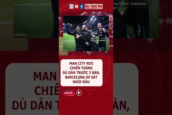 #mancity rơi chiến thắng dù dẫn trước 3 bàn, #barcelona áp sát ngôi đầu
