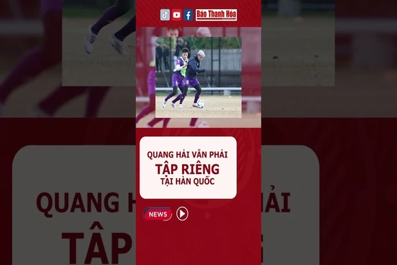 Quang Hải vẫn phải tập riêng tại Hàn Quốc #quanghai #dtvn #kimsangsik