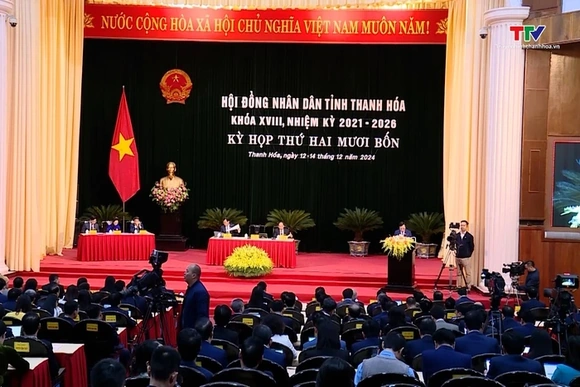 Khai mạc Kỳ họp thứ 24 HĐND tỉnh khoá XVIII