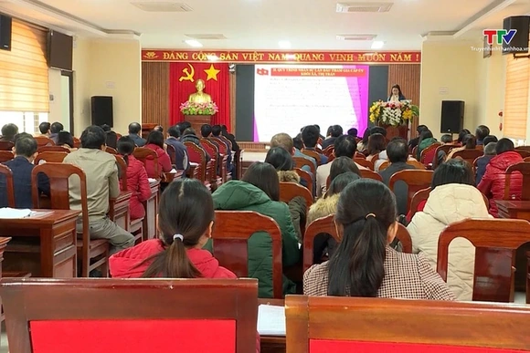Huyện ủy Hà Trung: Tập huấn công tác chuẩn bị và tổ chức Đại hội Đảng các cấp nhiệm kỳ 2025 - 2030