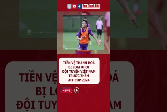 Tiền vệ Thanh Hoá bị loại khỏi đội tuyển Việt Nam trước thềm #AFFCup2024 #thaison #dath