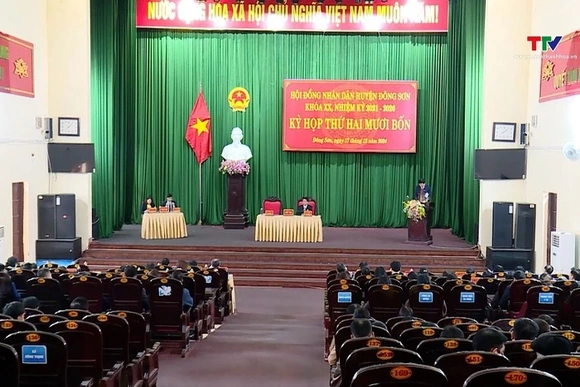 Kỳ họp thứ 24 Hội đồng Nhân dân huyện Đông Sơn khoá XX