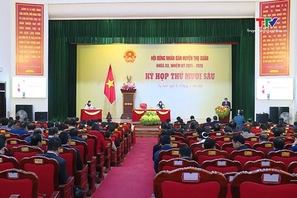 Kỳ họp thứ 16 HĐND huyện Thọ Xuân khoá XX