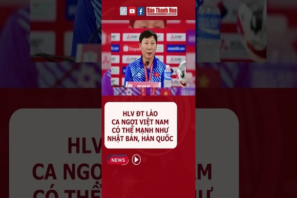 HLV #kimsangsik hài lòng, HLV ĐT Lào ca ngợi Việt Nam có thể mạnh như Nhật Bản, Hàn Quốc
