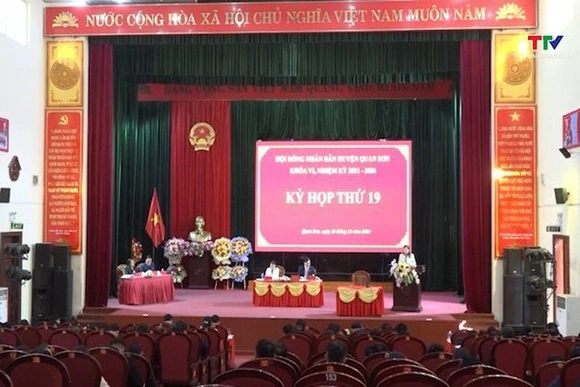 Kỳ họp thứ 19 Hội đồng Nhân dân huyện Quan Sơn