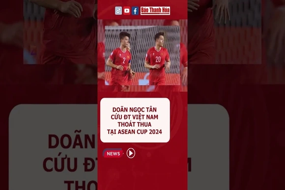 #DoãnNgọcTân cứu đội tuyển Việt Nam thoát thua tại #aseancup2024