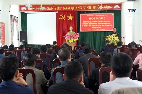 Vĩnh Lộc triển khai  Quyết định số 21/2024/QĐ-TTg ngày 22/11/2024 của Thủ tướng Chính phủ