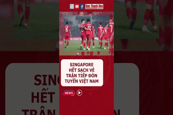 Singapore hết sạch vé trận tiếp đón tuyển Việt Nam