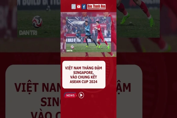 Việt Nam thắng đậm Singapore, vào chung kết ASEAN Cup 2024
