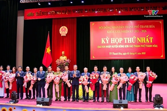 Thành phố Thanh Hoá kiện toàn các chức danh lãnh đạo chủ chốt