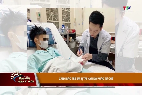 Cảnh báo trẻ em bị tai nạn do pháo tự chế