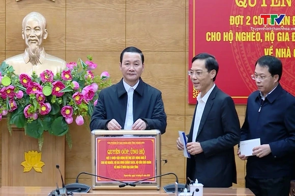 Văn phòng UBND tỉnh ủng hộ xây dựng nhà ở cho hộ nghèo