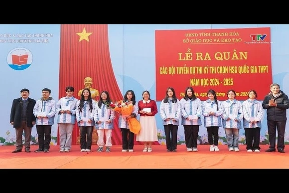 Tỉnh Thanh Hóa tiếp tục duy trì Top đầu cả nước về kết quả thi Học sinh giỏi Quốc gia THPT