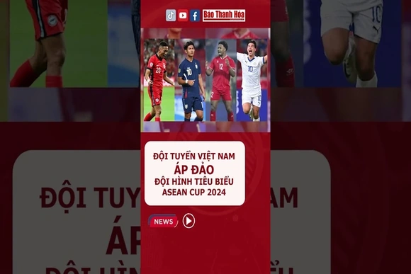 Đội tuyển Việt Nam áp đảo đội hình tiêu biểu #aseancup2024