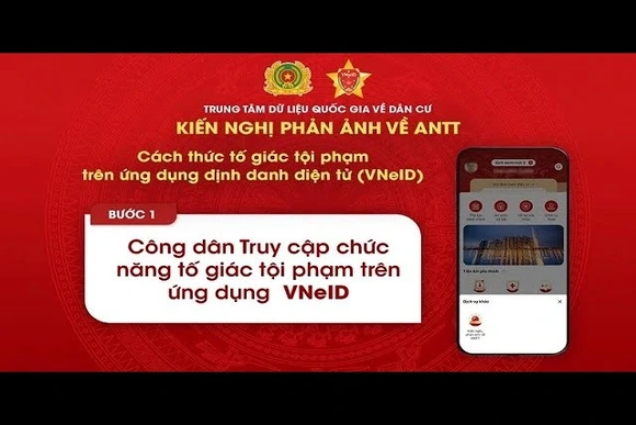 Có thể tra cứu thông tin về đối tượng bị truy nã thông qua VneID