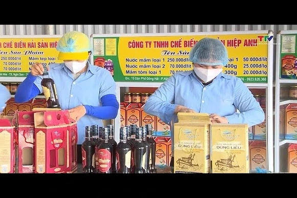 Sản phẩm OCOP Thanh Hóa tiêu thụ mạnh trong dịp Tết Nguyên đán